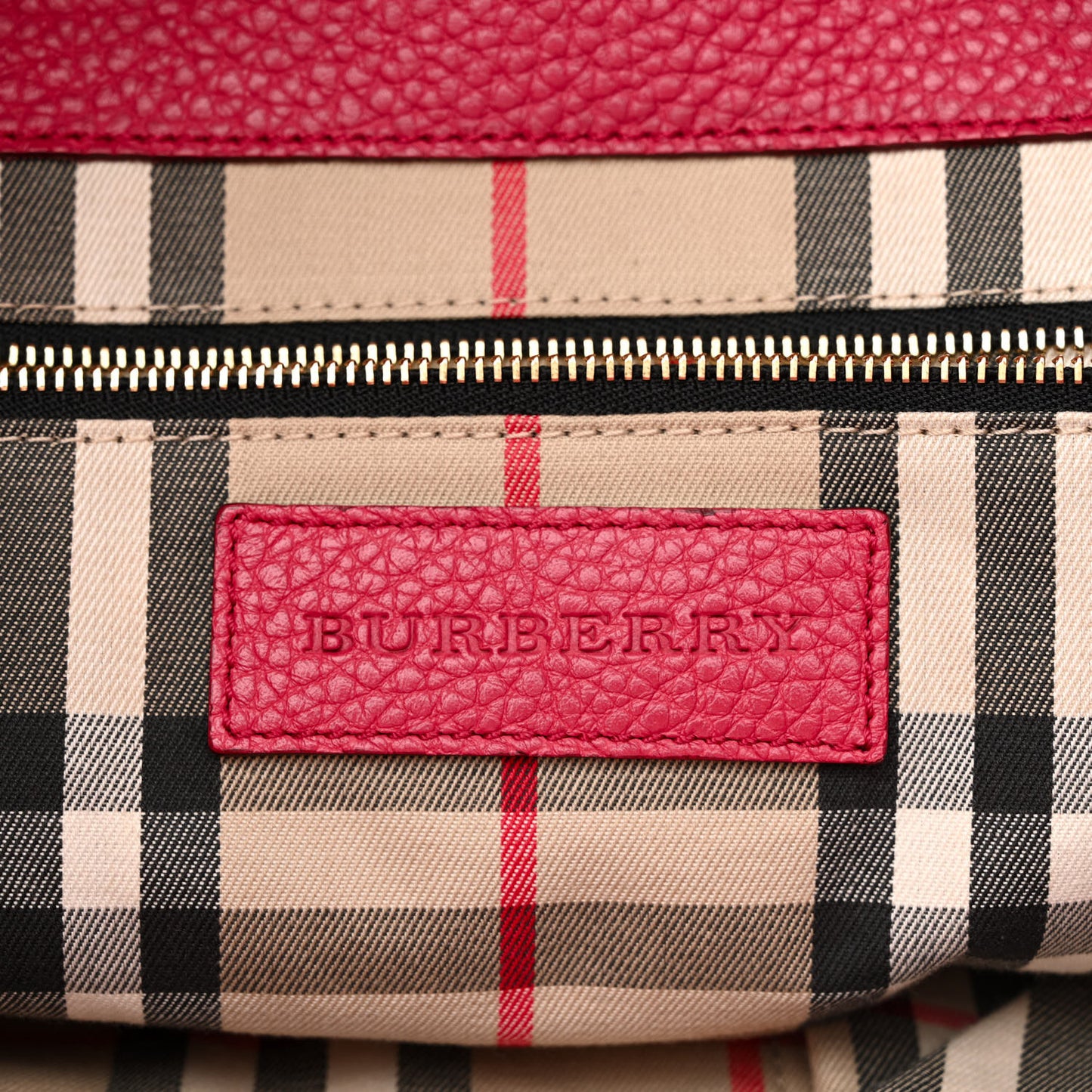 Grainy Calfskin Medium Baynard Tote Pink Azalea