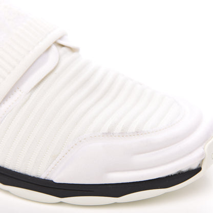 Chanel Stretch Fabric CC Sneakers 36.5 White 8 of 11