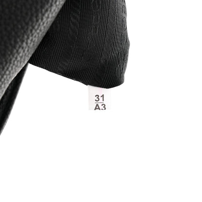Prada Vitello Daino Soft Flap Crossbody Black 7 of 10