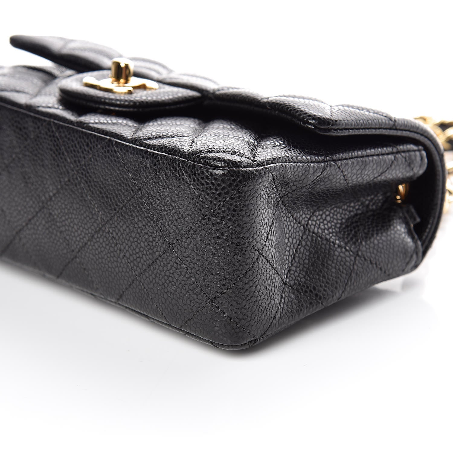 Chanel Caviar Quilted Mini Rectangular Flap Black 9 of 9