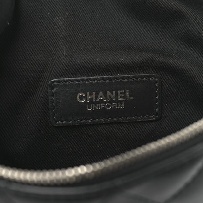Chanel Calfskin Quilted Waist Belt Bag Black 6 of 9
