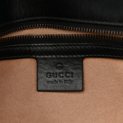 Gucci Calfskin Matelasse Small GG Marmont Shoulder Bag Black 6 of 14