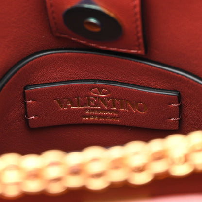 Valentino Garavani Nappa Small Roman Stud The Handle Bag Gingerbread 7 of 9