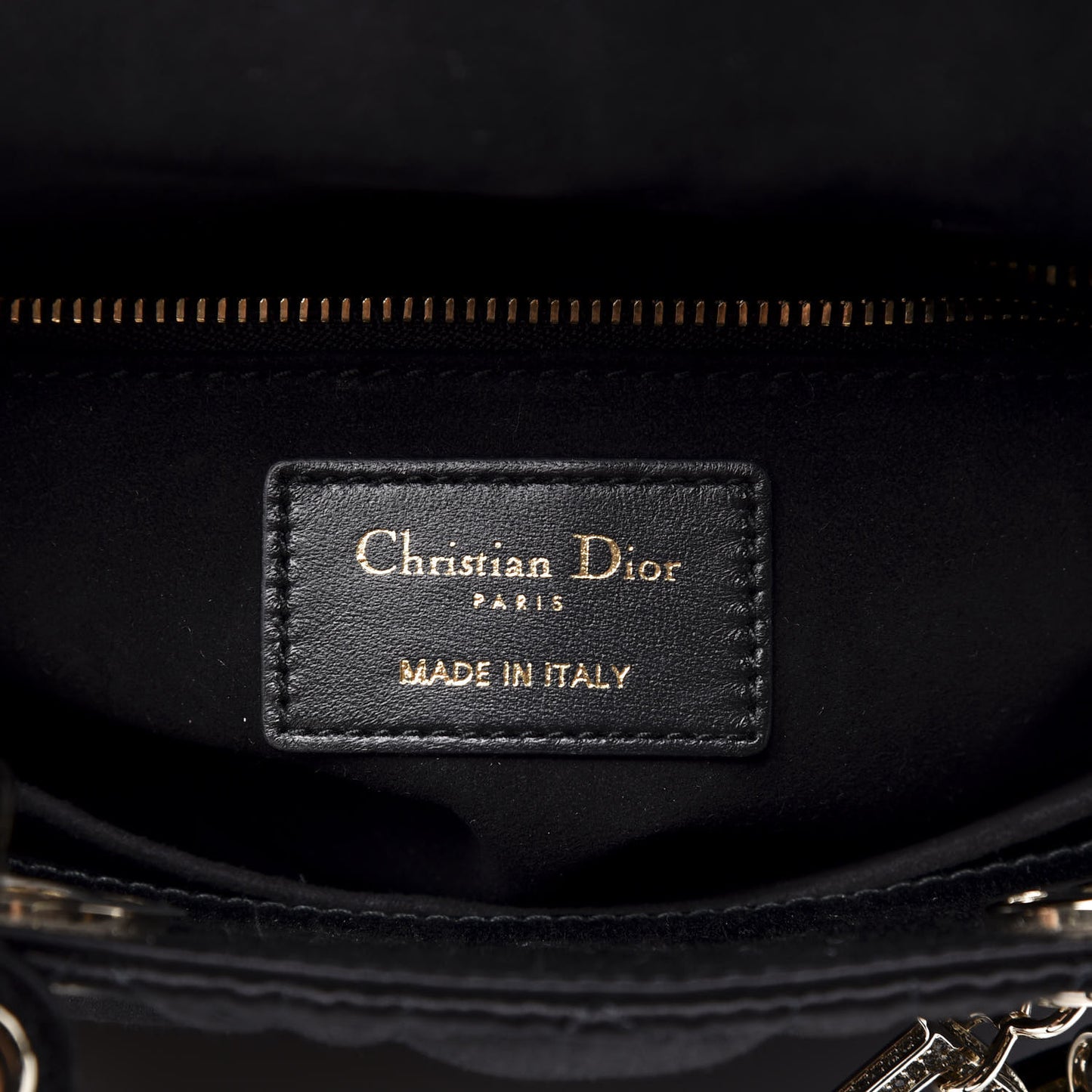 Satin Swarovski Crystal Cannage My ABC Lady Dior Black
