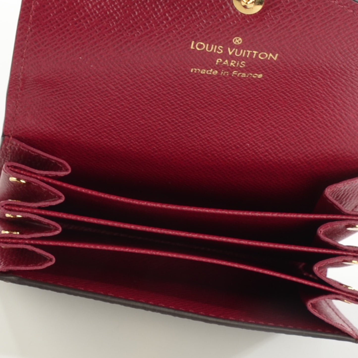 Monogram Sarah Multicartes Fuchsia