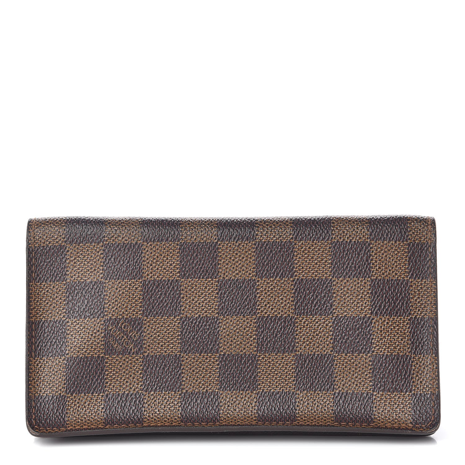 Louis Vuitton Damier Ebene Porte-Cartes Credit Yen Checkbook Wallet 1 of 9
