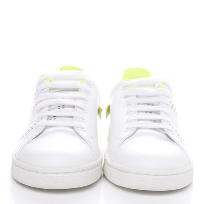 Valentino Garavani Calfskin Womens Backnet Sneakers 36 White Fluo Yellow 2 of 9