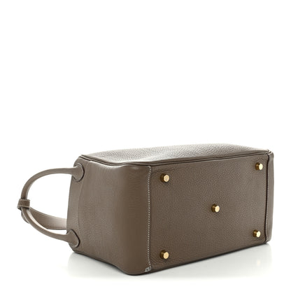 Hermes Taurillon Clemence Lindy 30 Etoupe 4 of 13