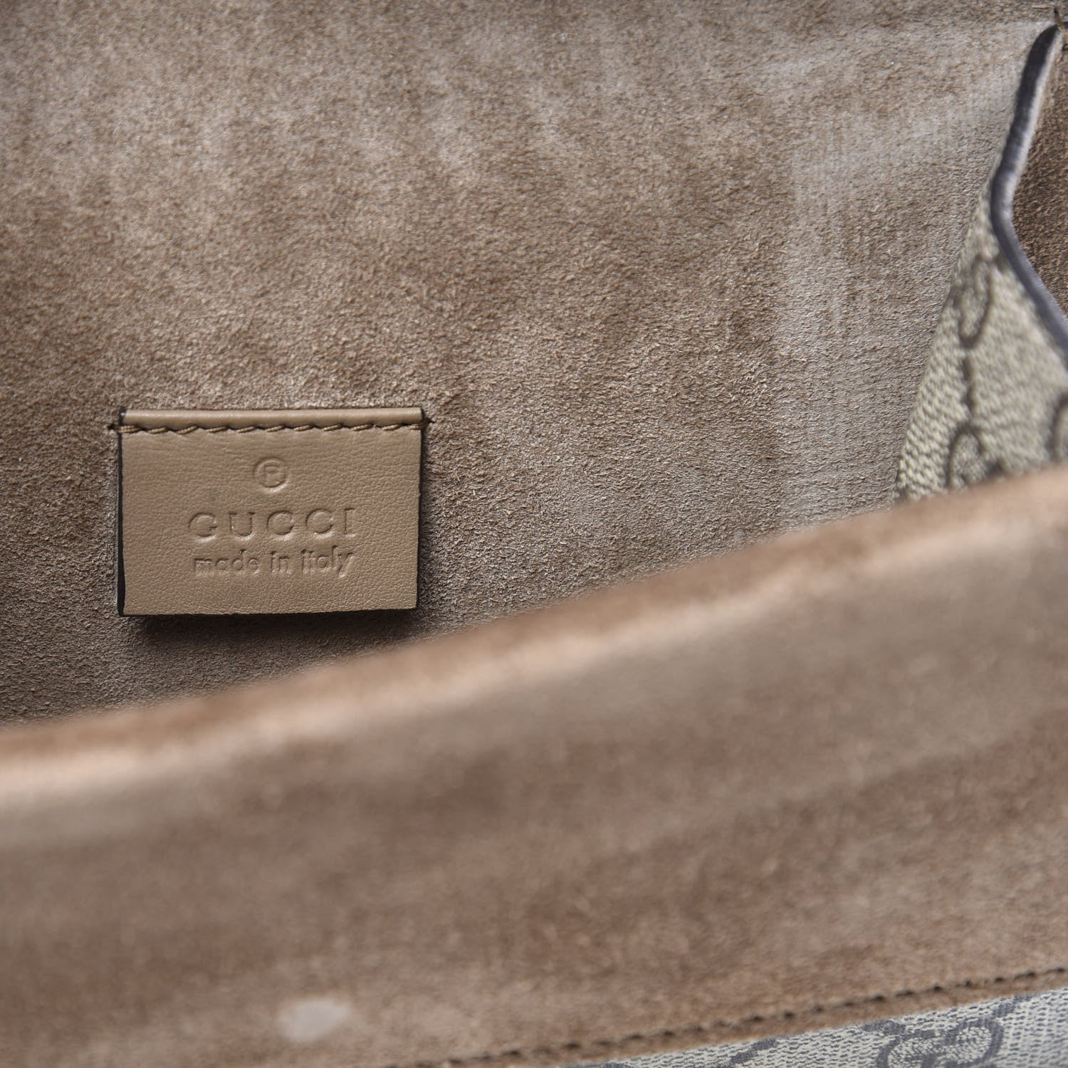 Gucci GG Supreme Monogram Mini Dionysus Shoulder Bag Taupe 10 of 12