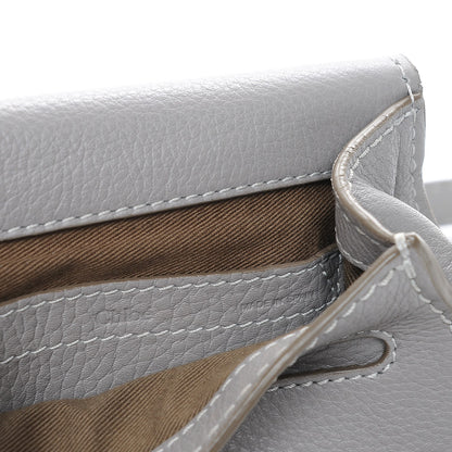 Chloe Calfskin Mini Marcie Round Crossbody Bag Cashmere Grey 6 of 8