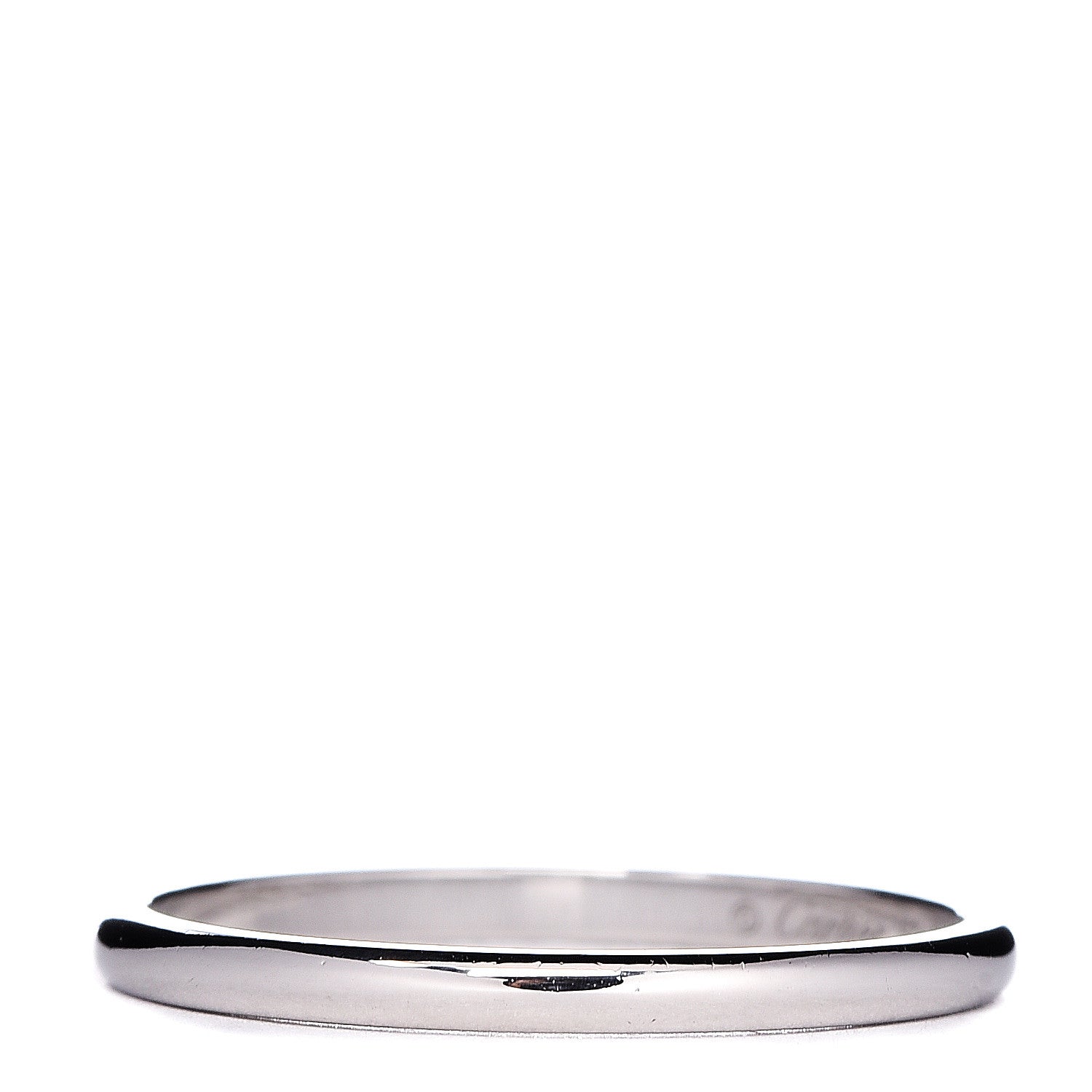 Cartier Platinum 2mm 1895 Wedding Band Ring 59 8.75 1 of 6