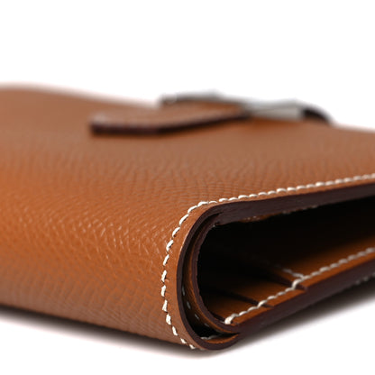 Hermes Epsom Bearn Compact Wallet Gold 10 of 10