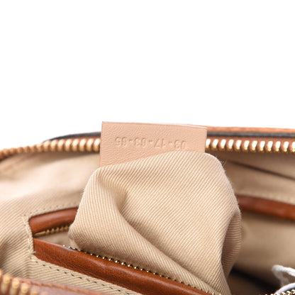 Chloe Suede Calfskin Braided Medium Marcie Satchel Caramel 9 of 13