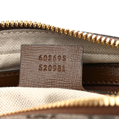 Gucci GG Supreme Monogram Azalea Calfskin Fake/Not Small Retro Interlocking G Belt Bag Beige Ebony Brown Sugar 7 of 8