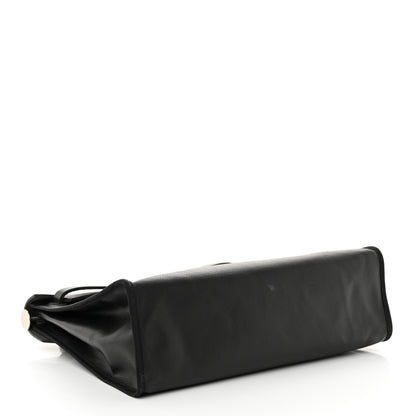 Hermes Toile H Berline Vache Hunter Herbag Zip PM 31 Black Ecru 5 of 13