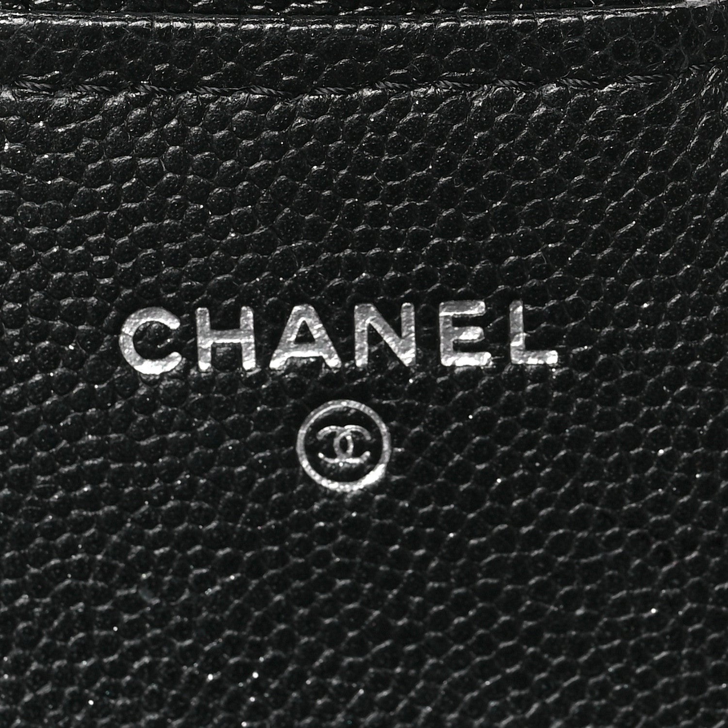 Chanel Iridescent Caviar Quilted Large Gusset Flap Wallet Black 5 of 6