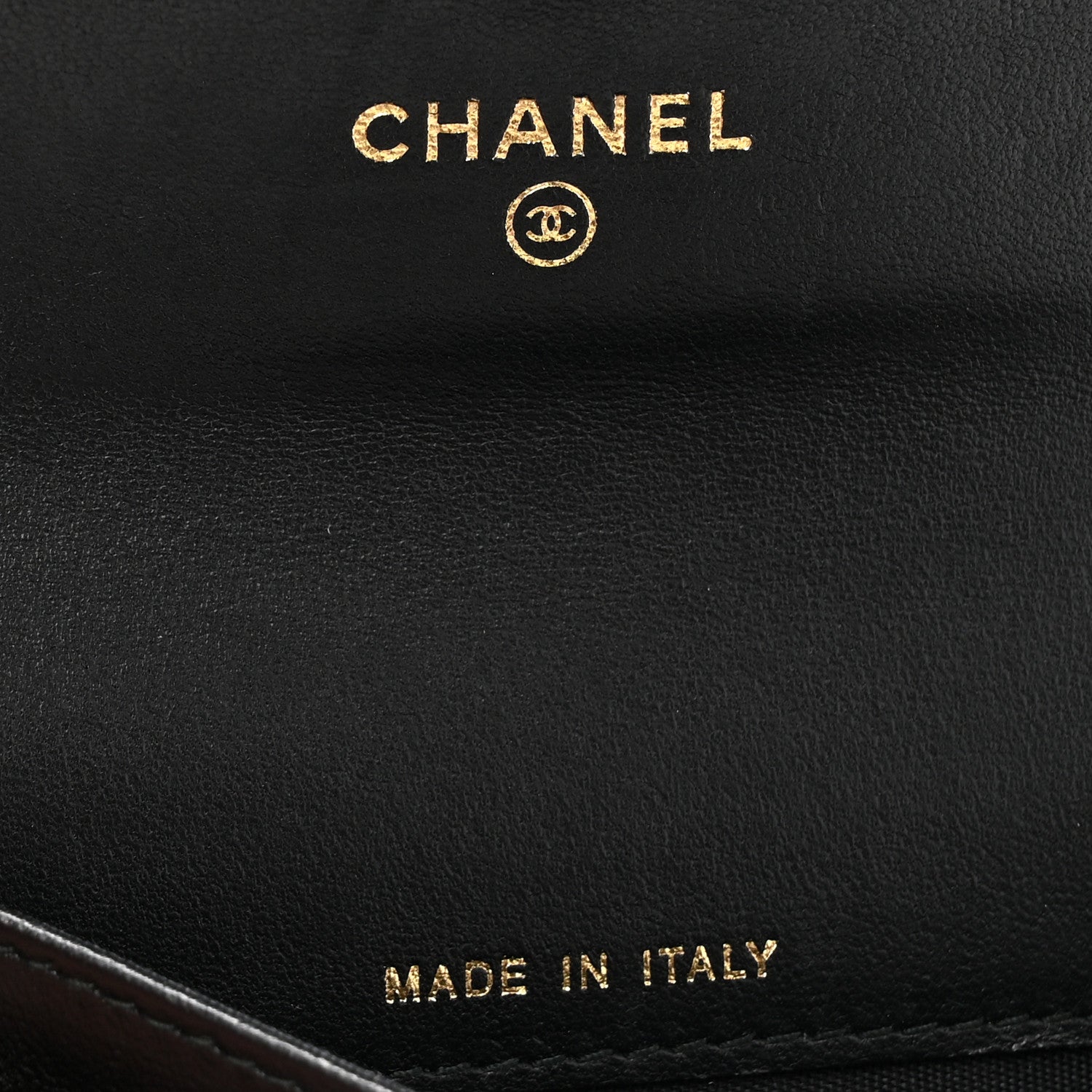 Chanel Lambskin Quilted Boy Flap Card Holder Black 6 of 12