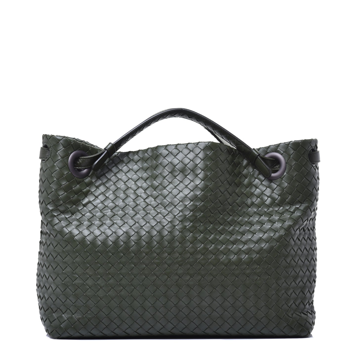 Nappa Intrecciato Bella Tote Moss