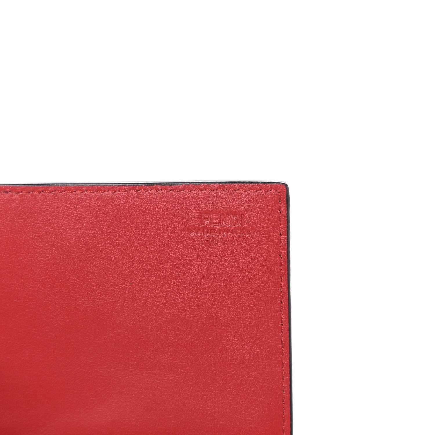 Fendi Vitello Liberty Century Lucido By The Way Continental Wallet On Chain Rosso 6 of 9