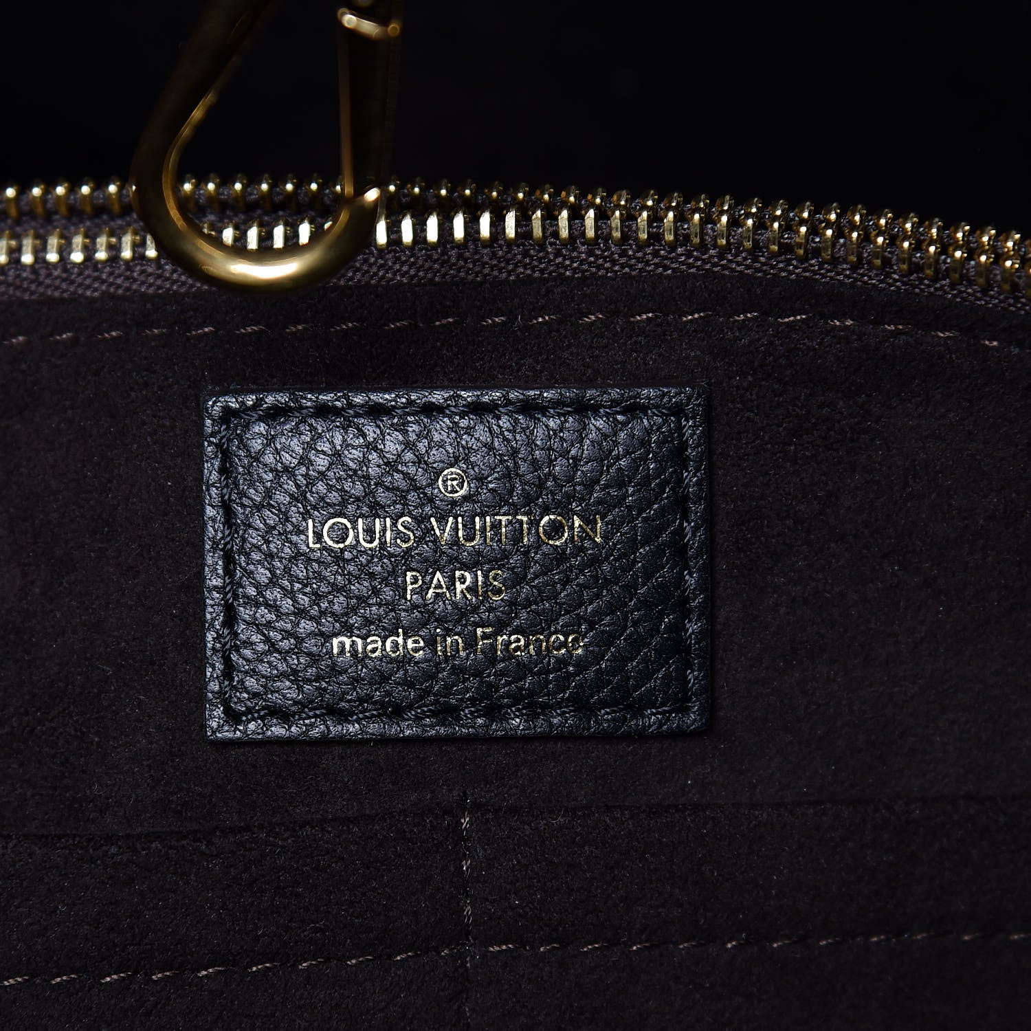 Louis Vuitton Calfskin Monogram Kimono Tote Black 6 of 6