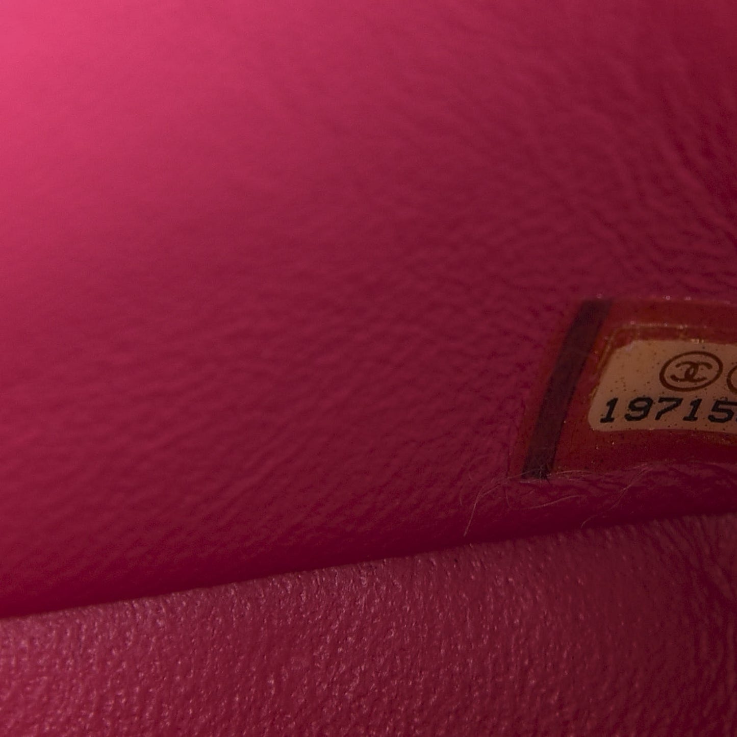 Lambskin Quilted Mini Rectangular Flap Dark Pink