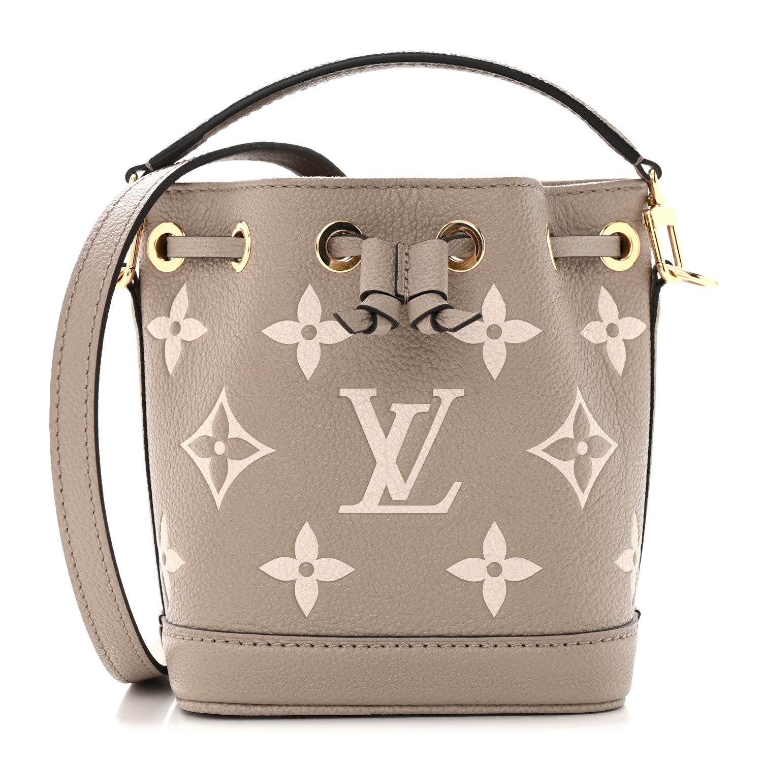 Louis Vuitton Empreinte Monogram Giant Nano Noe Tourterelle Creme 1 of 10