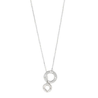 Tiffany Sterling Silver Atlas Lariat Pendant Necklace 1 of 6