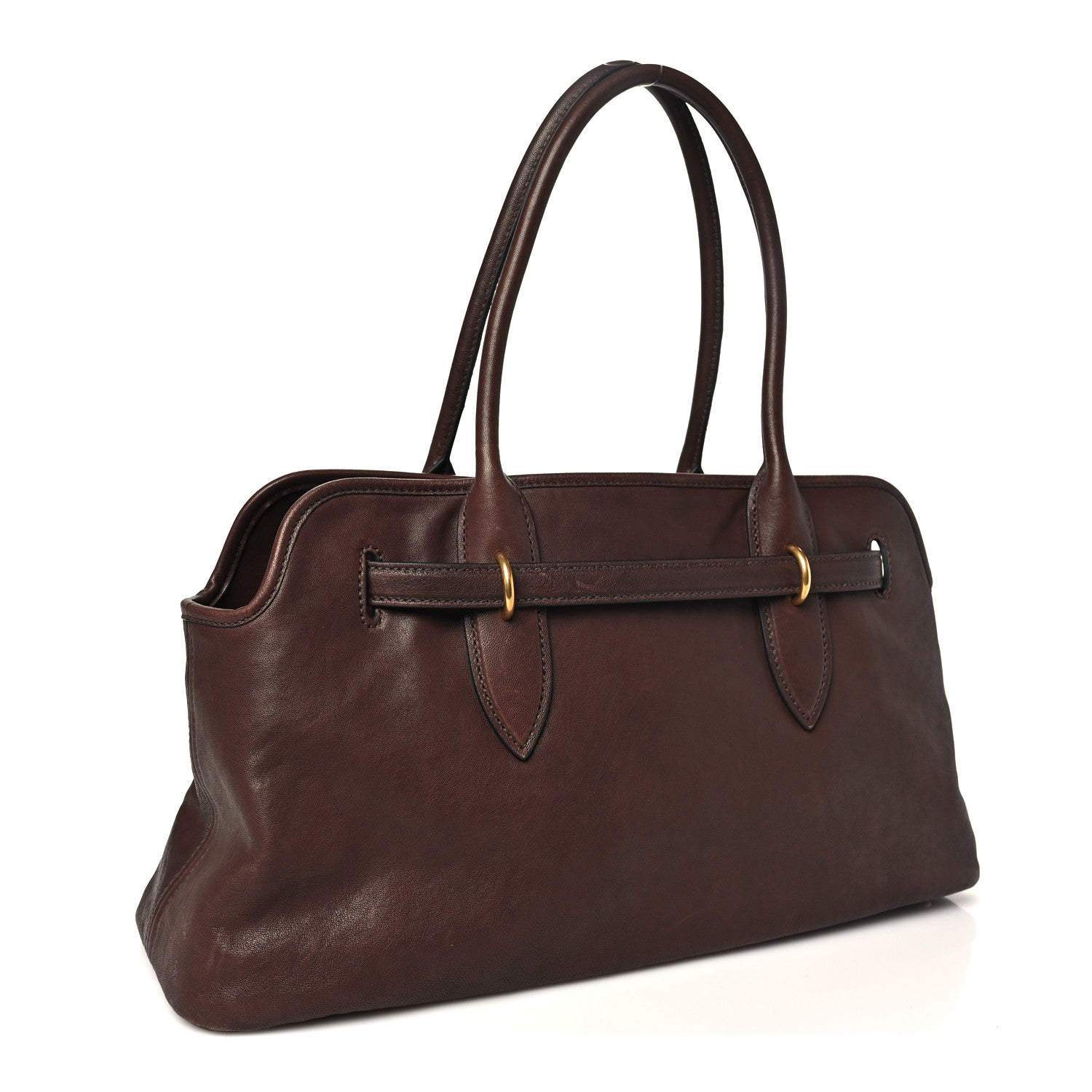 Miu Miu Nappa Large Aventure Bag Radica 3 of 9