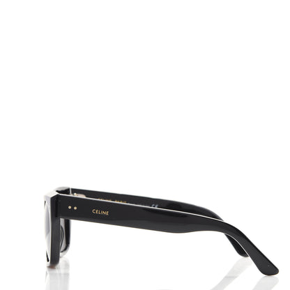 Celine Acetate Polarized Rectangular Sunglasses CL40082I Black 3 of 7
