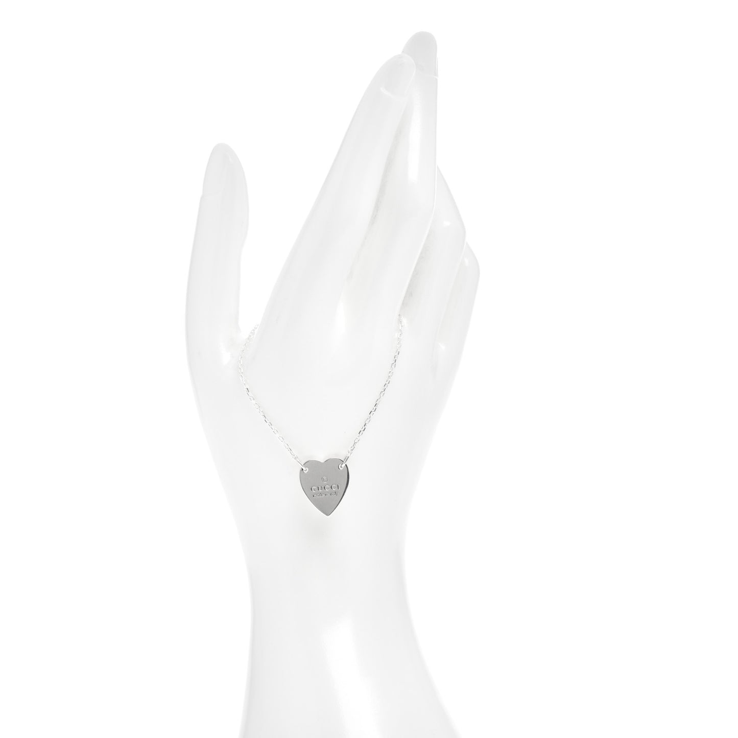 Sterling Silver Trademark Heart Bracelet