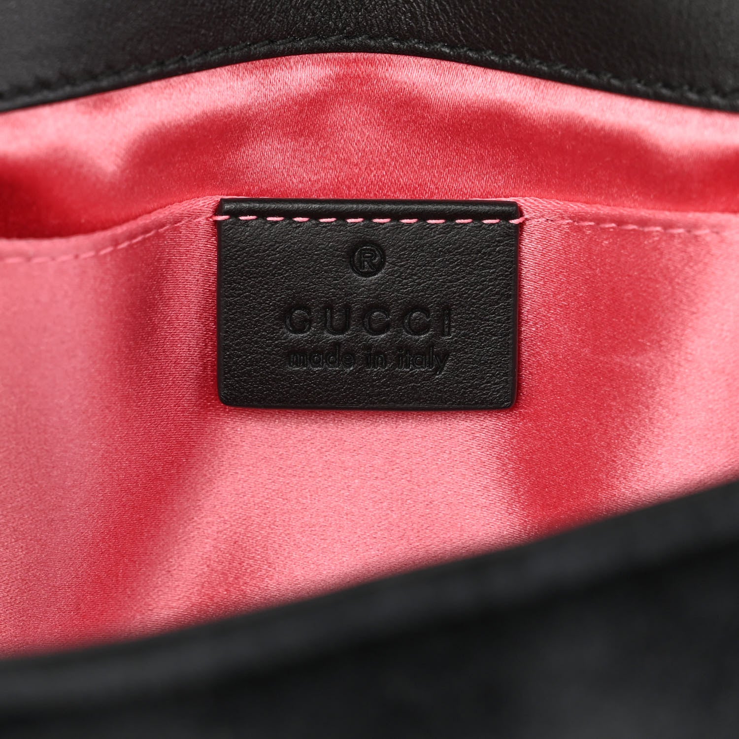 Gucci Velvet Matelasse Mini GG Marmont Shoulder Bag Black 6 of 10