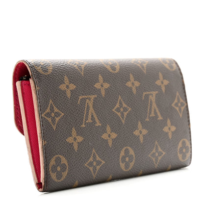 Louis Vuitton Monogram Bloom Flower Emilie Wallet 3 of 11