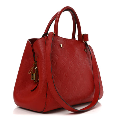 Louis Vuitton Empreinte Montaigne MM Cherry 3 of 10