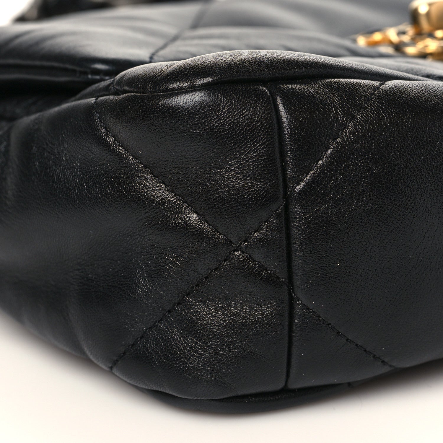 Chanel Lambskin Quilted Medium Chanel 19 Flap Black 9 of 10