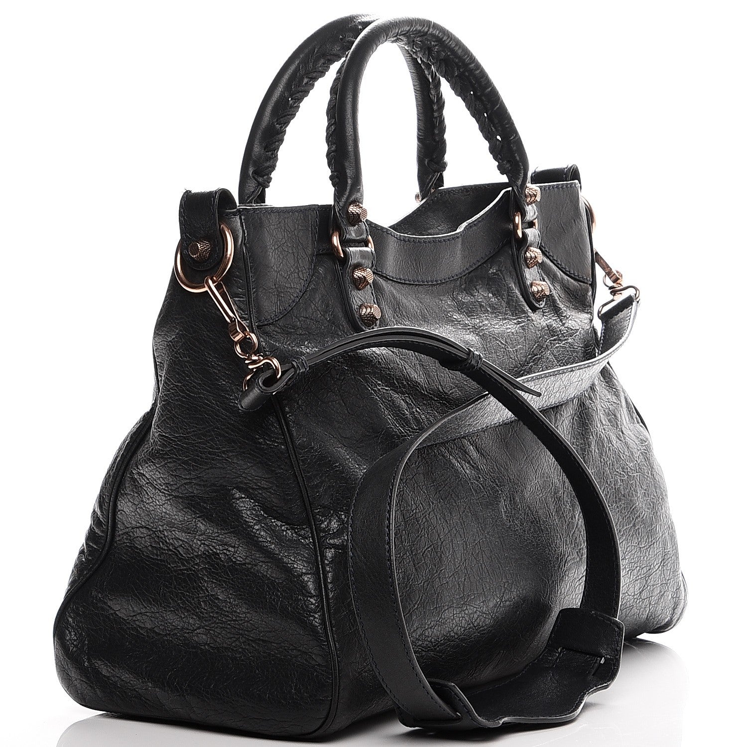 Balenciaga Agneau Giant 12 Rose Gold Hardware Velo Anthracite 5 of 9