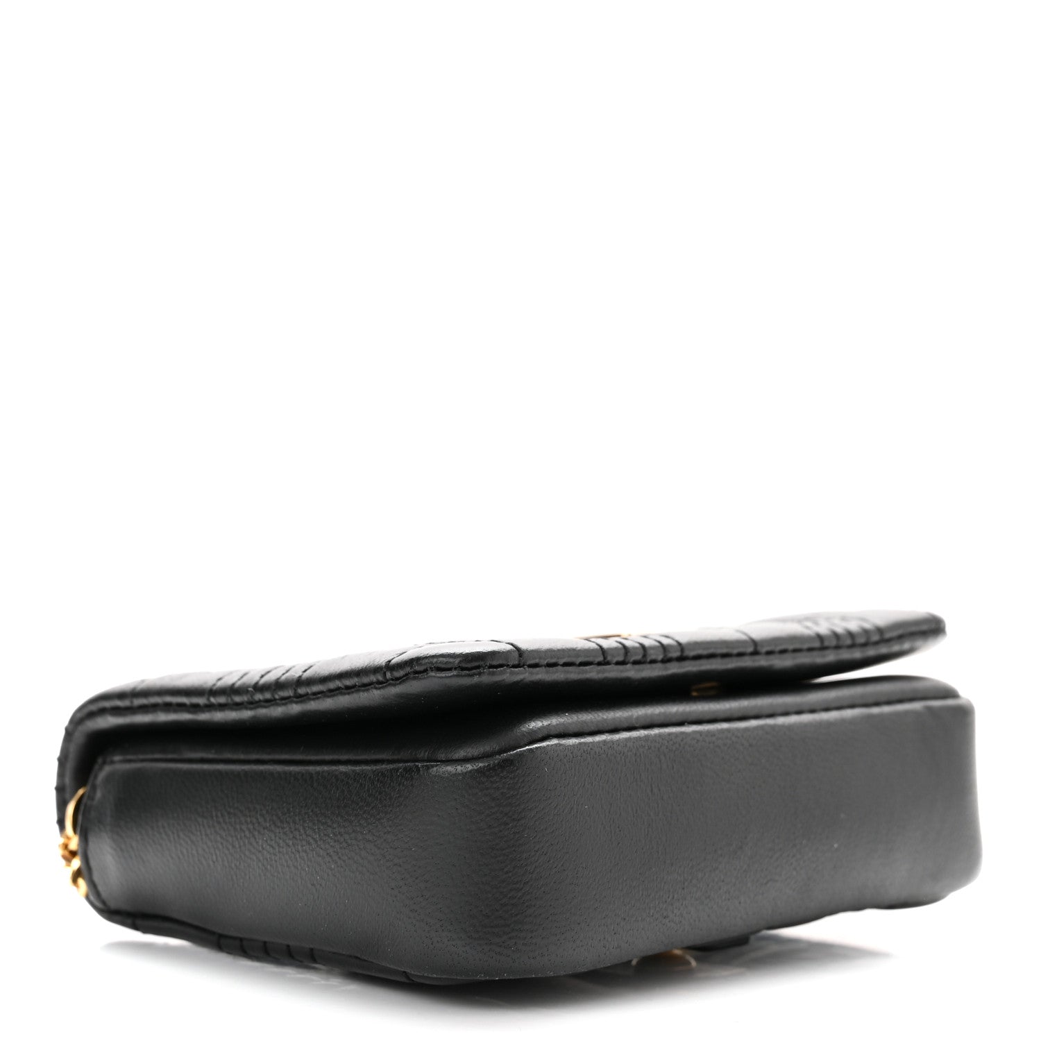 Burberry Lambskin Quilted Micro Lola Bag Black 4 of 10