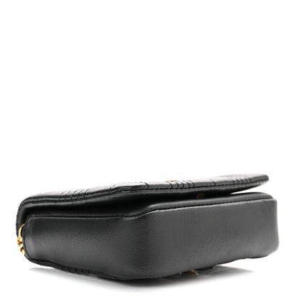 Burberry Lambskin Quilted Micro Lola Bag Black 4 of 10