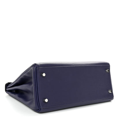Hermes Evercolor Verso Kelly Retourne 28 Bleu Encre Bleu Zellige 4 of 13