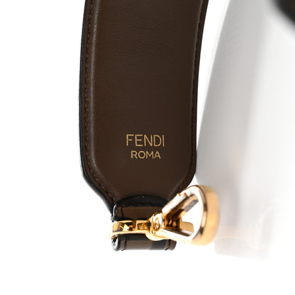 Fendi Calfskin FF 1974 Embossed Mini Strap You Maya Black 4 of 5