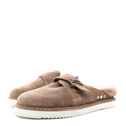 Louis Vuitton Monogram Fur LV Easy Mule 9 Brown 3 of 8