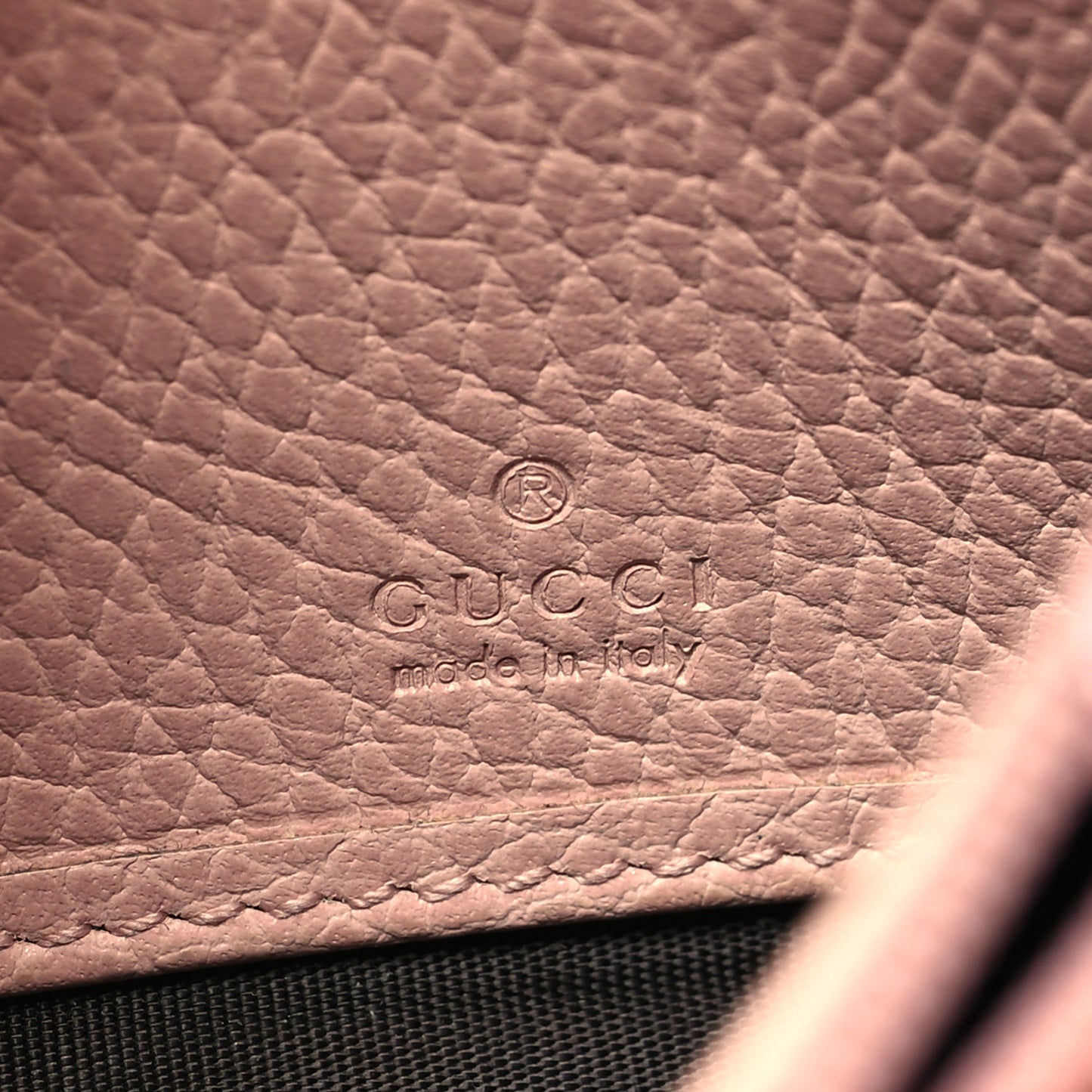 Dollar Calfskin Petite GG Marmont Wallet Chain Perfect Pink