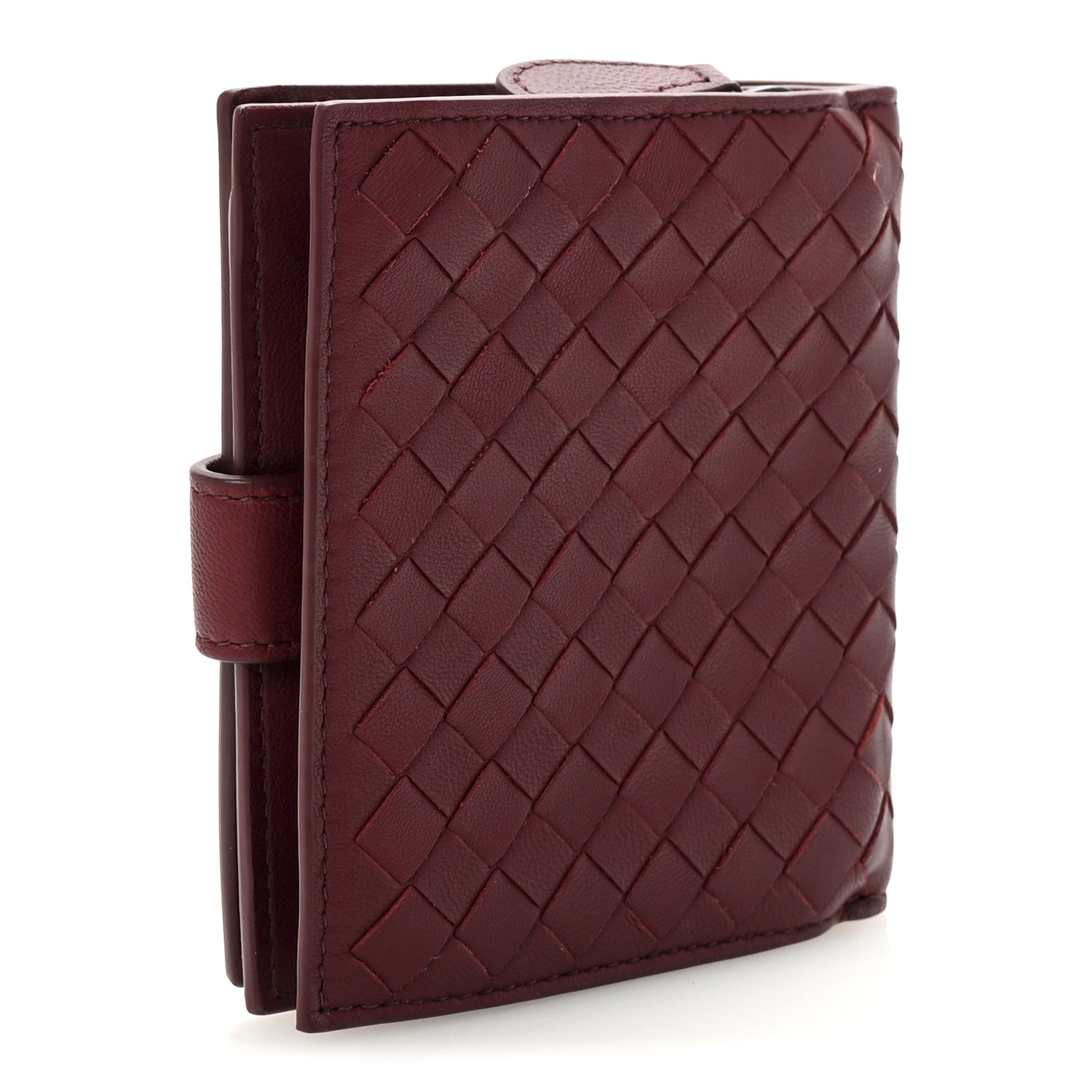 Bottega Veneta Nappa Intrecciato Mini Wallet Barolo 3 of 8