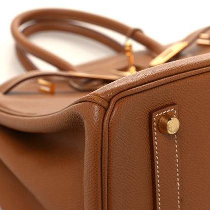 Hermes Courchevel Birkin 35 Gold 9 of 12