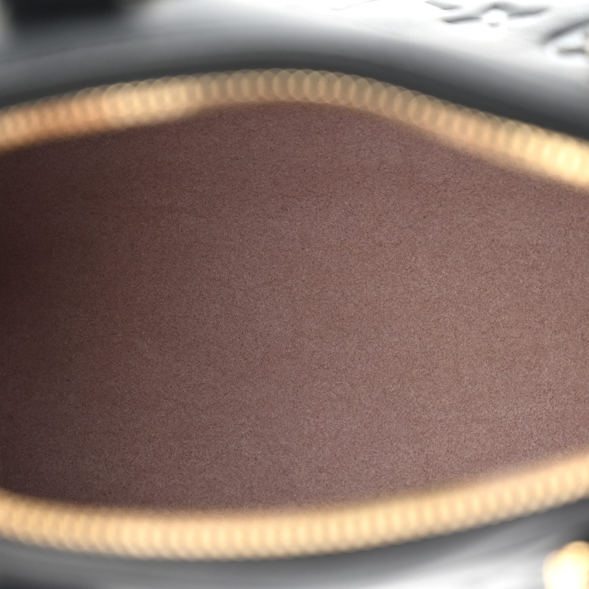 Lambskin Embossed Monogram Speedy 22 Bandouliere Black