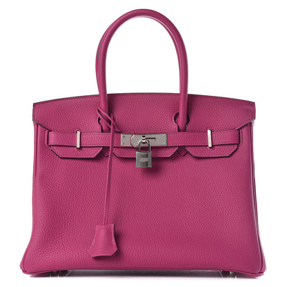 Hermes Togo Birkin 30 Rose Pourpre 1 of 38