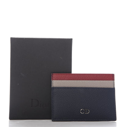 Christian Dior Homme Card Holder Blue Red 8 of 8