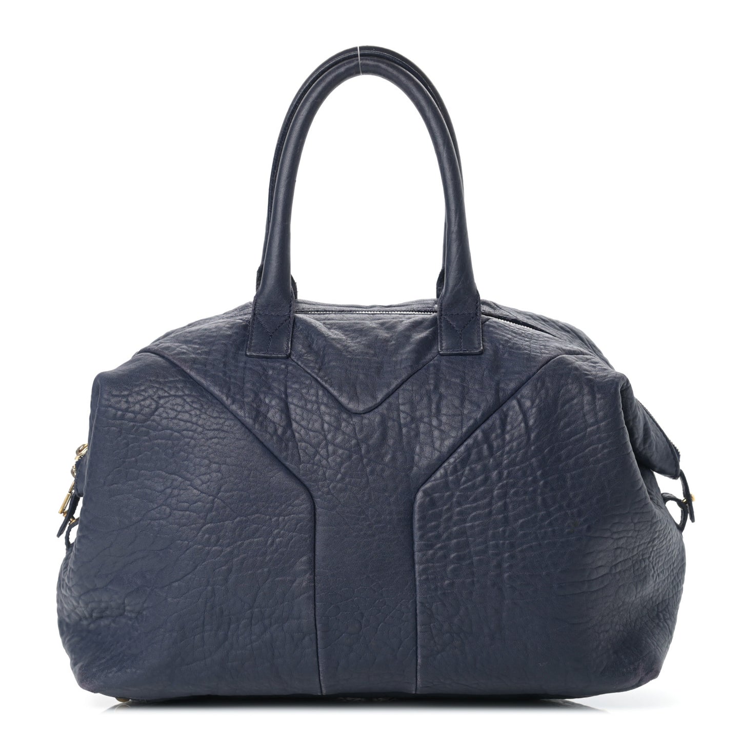 Pebbled Lambskin Medium Easy Sac Navy