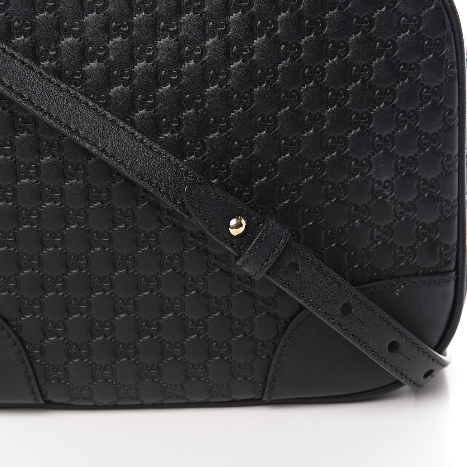 Gucci Microguccissima Mini Bree Messenger Bag Black 11 of 11
