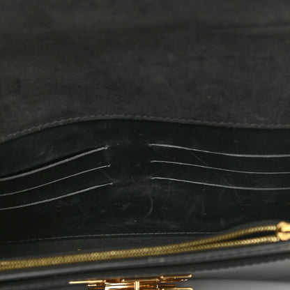 Louis Vuitton Calfskin Chain Louise GM Black 9 of 12