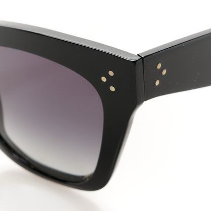 Celine Acetate Polarized Sunglasses CL4004IN Black 7 of 8